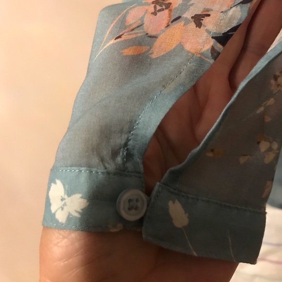 Cloth &Stone blouse size M 100% rayon, worn once, - Picture 3 of 5